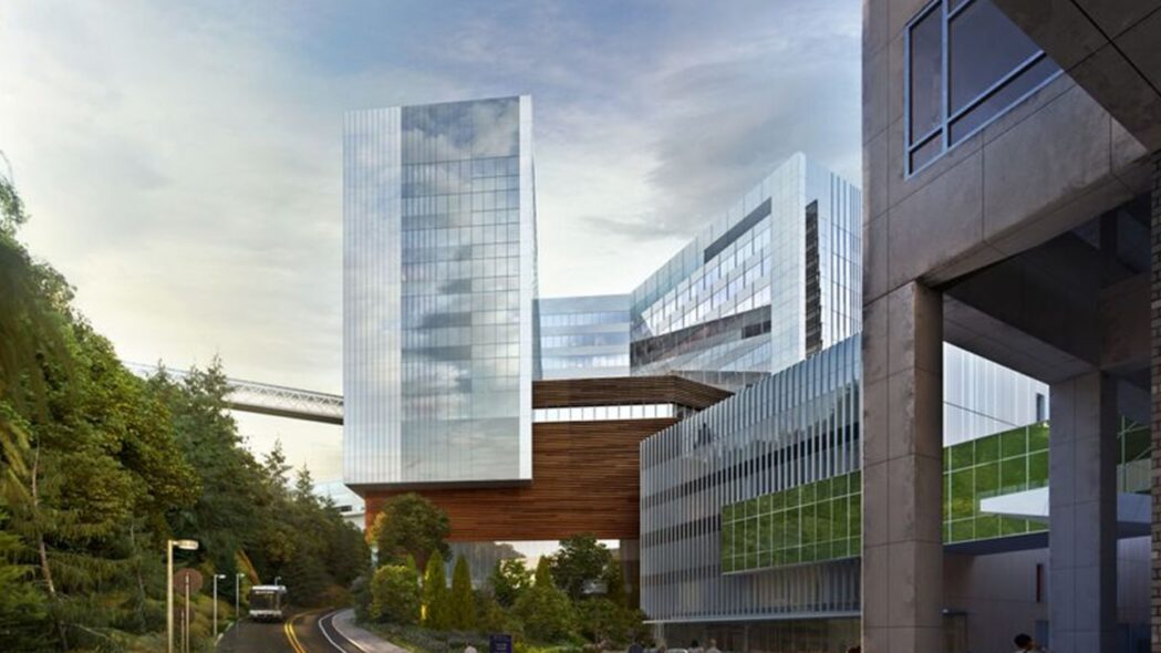 Oregon Health and Science University Hospital Expansion - render of the final project