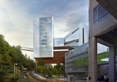 Oregon Health and Science University Hospital Expansion - render of the final project